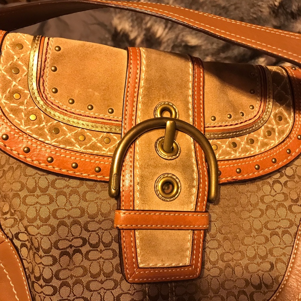 Vintage Coach hand bag